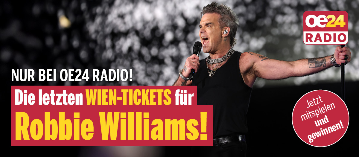 © oe24 wm oe24Radio Robbie williams OE24Radiokonsole